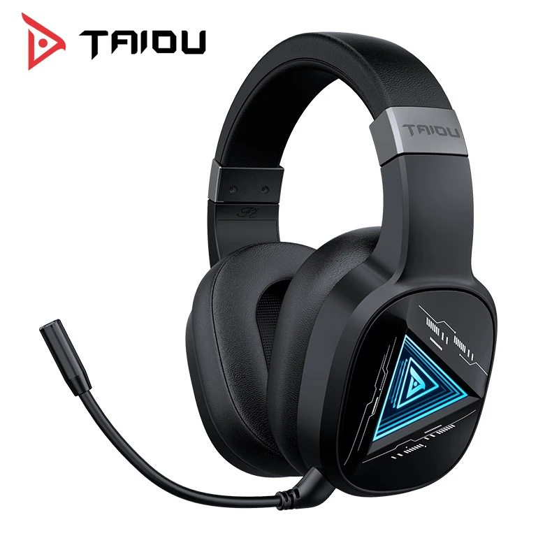 TAIDU THS320 Wireless Gaming headset with mic 4-Mode headphone Bluetooth/2.4G/USB/USB-C 50mm Low-Latency for Xbox PS5 PC Laptop