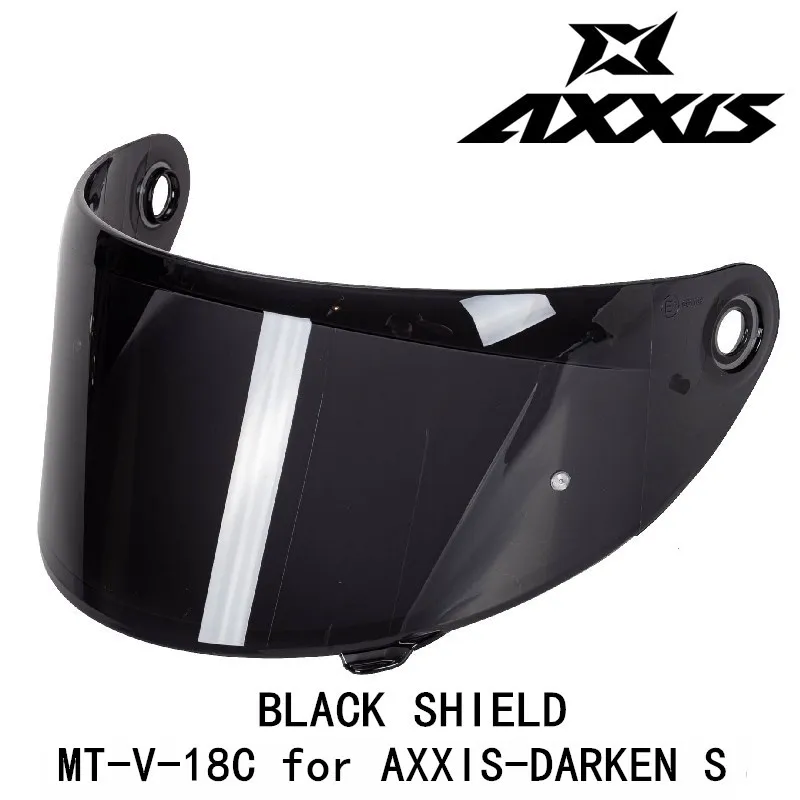 Visière de casque de moto pour casque DARKEN S AXXIS, accessoires d'origine, bouclier MT-V-18C