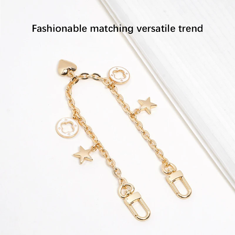 EverToner Metal Decorative Chain Bags Women's Bag Felt Inner Liner bag Storage Accessories For cc-k Hobo Organizer