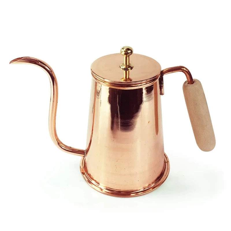 Luxury handcrafted copper Arabic coffee pot Turkish teapot 500ml classic design stock coffee and tea set set