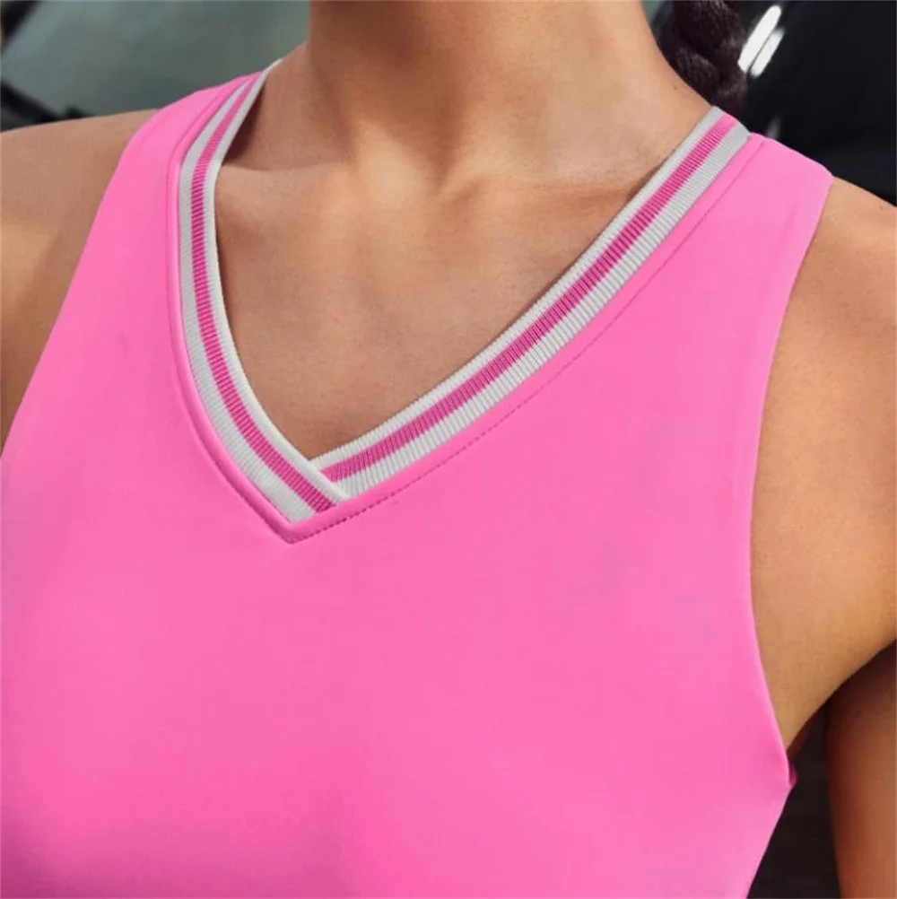 Tennis Dresses Woman Summer 2024 Trend Sport Outfit with Shorts Pocket Golf Active Wear Outdoor Run Sportswear Tracksuit