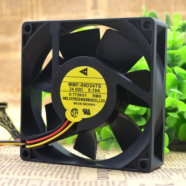

НОВЫЙ ОРИГИНАЛЬНЫЙ MMF-09D24TS-RM9 24 В 0,19 А 9025 90*90*25 мм 9 см ОХЛАЖДАЮЩИЙ ВЕНТИЛЯТОР