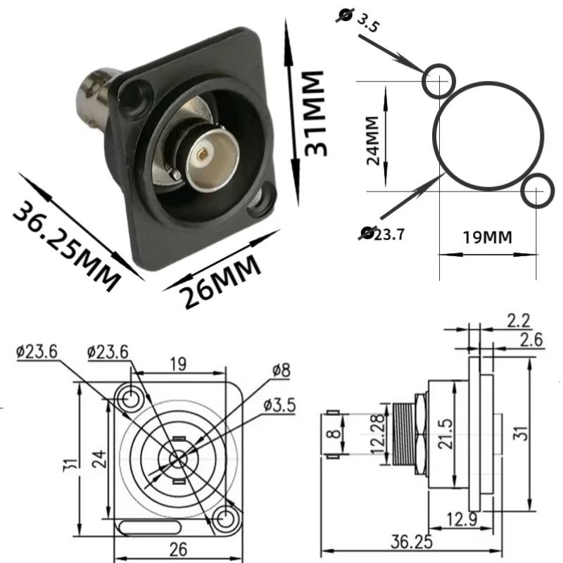 Gold-Plated Bnc Soc…
