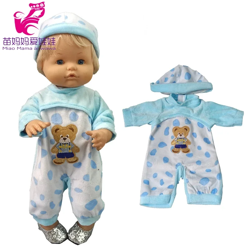 40 Cm Nenuco Doll Boy Clothes Fit 38 Cm Ropa Y Su Hermanita 16 Inch Reborn Baby Doll Outfit