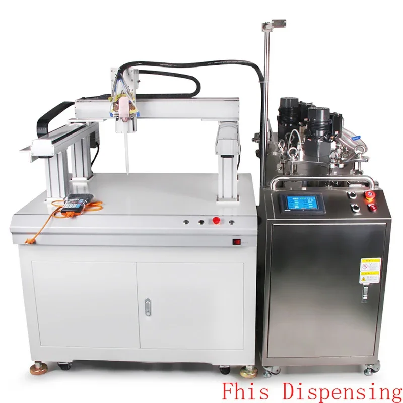 Three Axis Platform Dispensing Machine Full Automatic AB Filling Machine Two Component Glue Filling Equipment Double