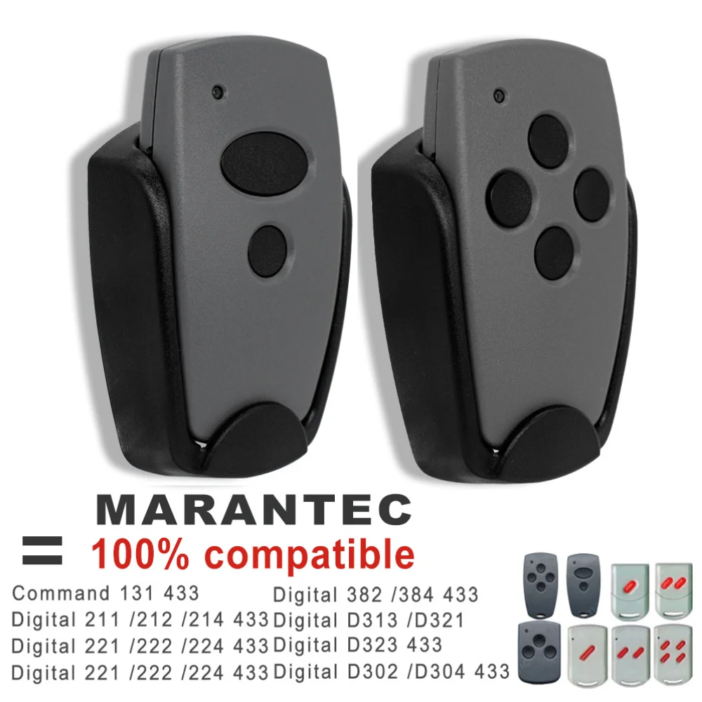 1-5 قطعة Marantec 433.92 ميجا هرتز الرقمية 382 384 D302 D304 D313 D321 211 212 222 221 433 ميجا هرتز رمز ثابت يده التحكم عن بعد