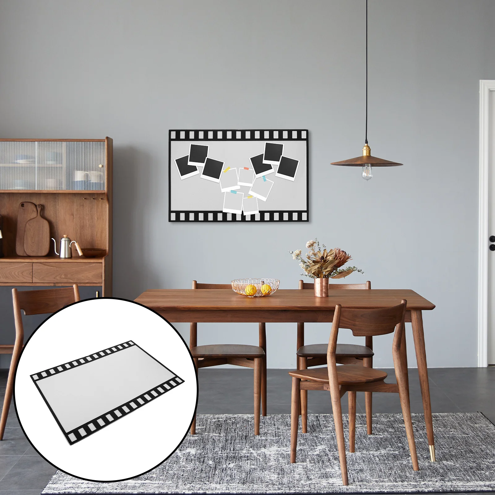 

Transparent Film Message Board 30 Sheets DIY Writing Memoboard Wall Decor Reminder Board for Office Home Study