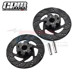 TRAXXAS 1/7 UDR aluminum alloy thickened 1MM hexagonal simulated brake disc (without silver edge) - pair