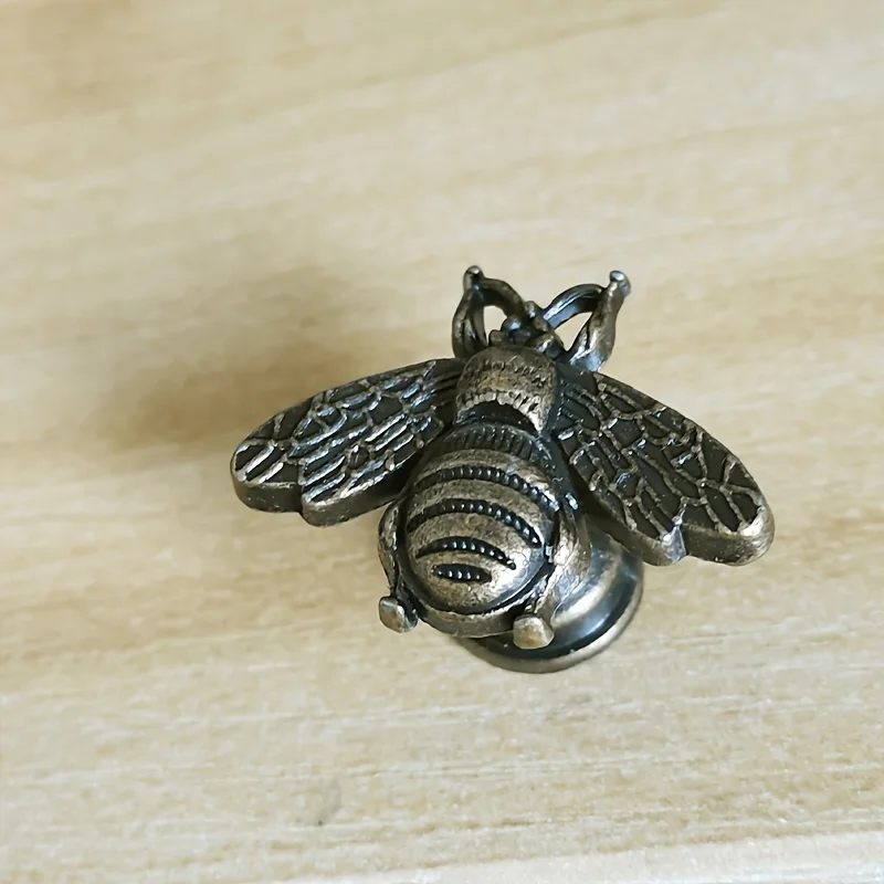 سحب خزانة النحل الرجعية، سحب الأدراج المعدنية سبائك الزنك، مقابض الأثاث المصقول العتيقة، أجهزة البار نمط خلية النحل الرجعية #5