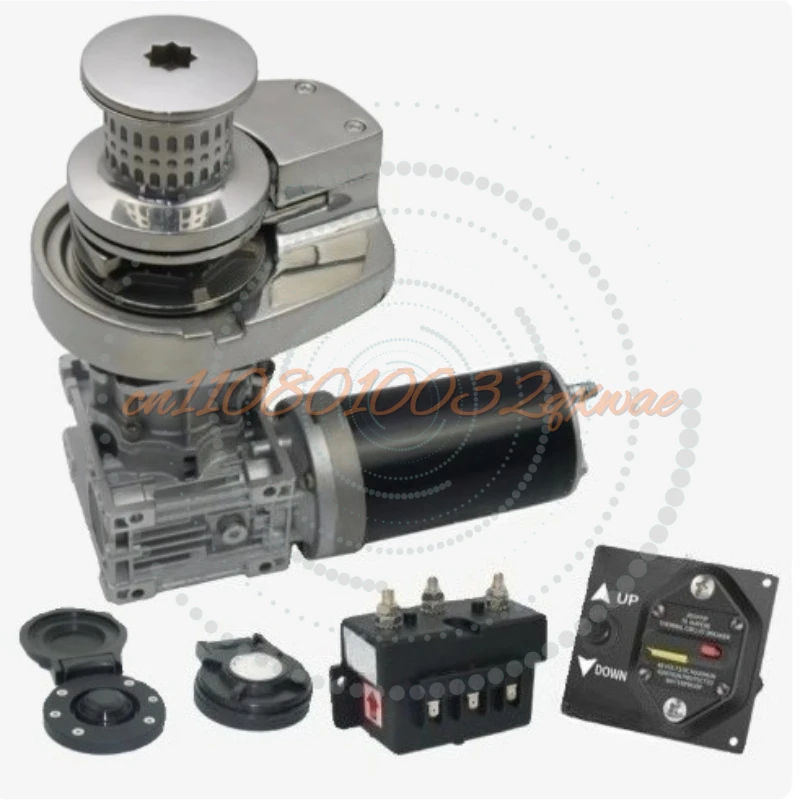 

12V Electric Anchor Winch 600W 1000W Vertical Windlass 316L Stainless Steel for Luxury Yacht Marine Upgrade