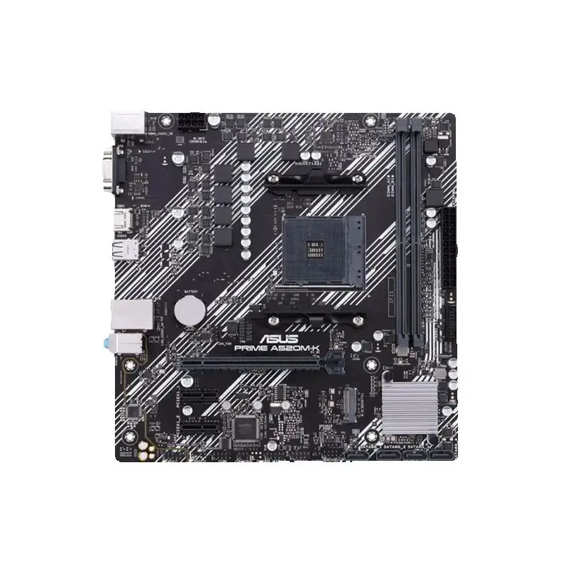 لوحة أم ASUS PRIME A520M K Micro ATX AMD A520 جديدة DDR4 M.2 USB3.2 Gen2 تدعم مقبس وحدة المعالجة المركزية لسطح المكتب Ryzen R9 AM4