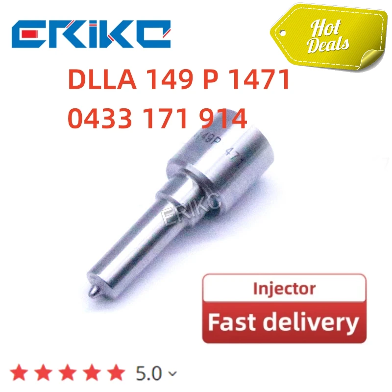 Diesel Fuel Injector Nozzle DLLA149P1471 Fuel Injector Nozzle DLLA 149 P 1471 OEM 0433171914 for 0445 110 239 0986435122