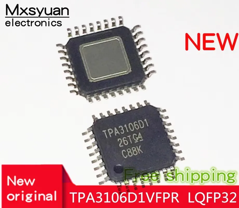 2PCS~10PCS/LOT TPA3106D1 TPA3106D1VFP TPA3106D1VFPR QFP32 Mxsyuan New original