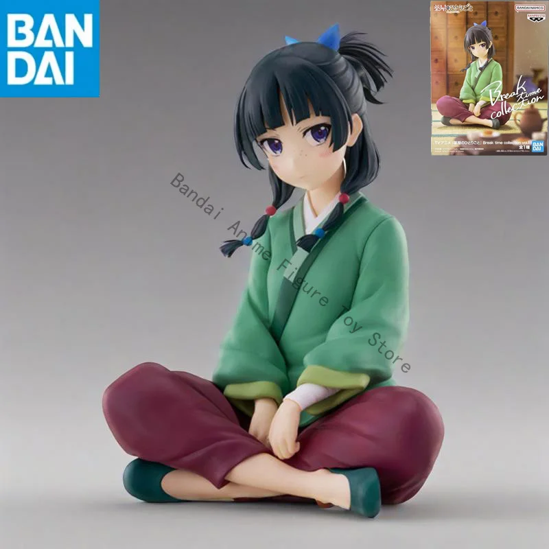 

In Stock Original Genuine BANDAI NAMCO BANPRESTO The Apothecary Diaries Break time collection Maomao PVC 13cm Figure model gift