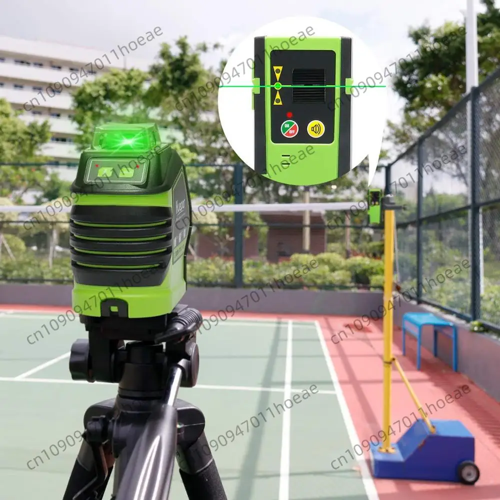 Huepar 621CG 360 Horizontal Vertical Line,5 Line 2 Dots Cross Line,Pulse Mode Green Beam Laser Level