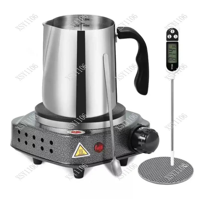 Cross-Border Candle Making Kit with Hot Plate Melting Pot Wax Melter Essential Home Crafting Supplies