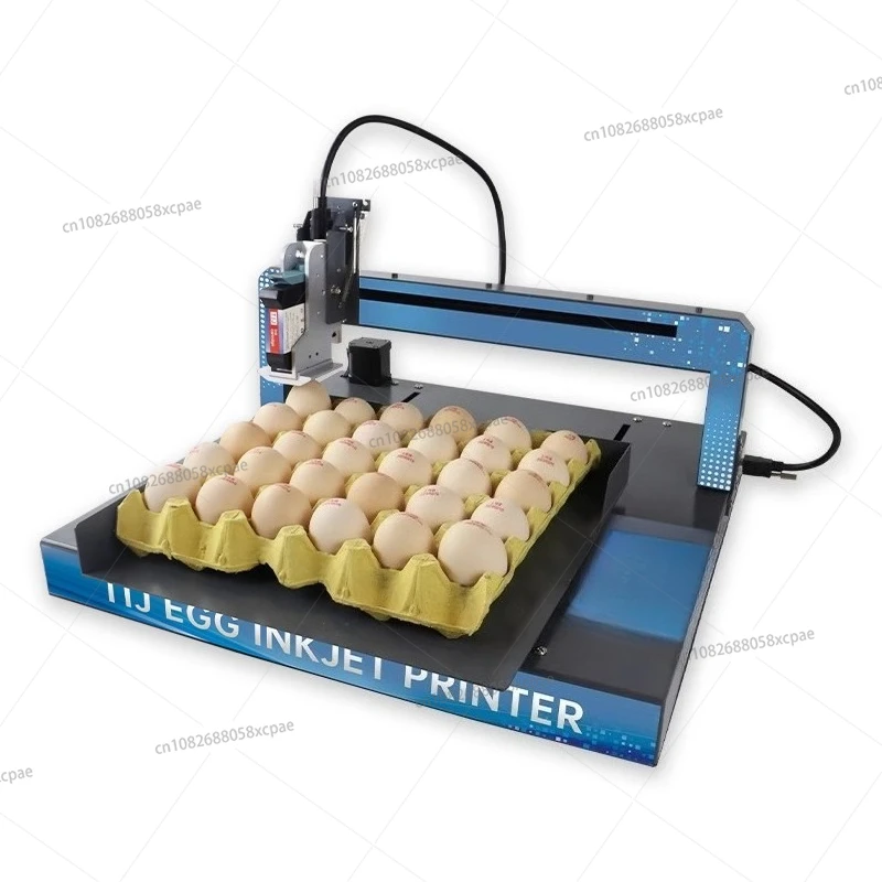 

Single head egg inkjet printer high definition inkjet printing whole plate printing trademark date text egg coding printer