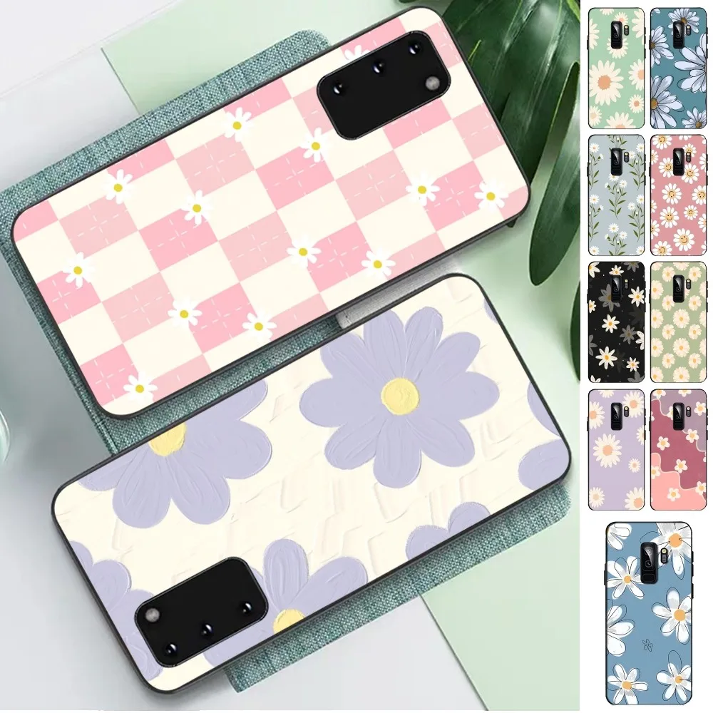 

Cartoon Cute Little Daisies Flower Phone Case For Samsung S 9 10 20 21 22 23 30 23 24 Plus Lite Ultra FE S10lite Fundas