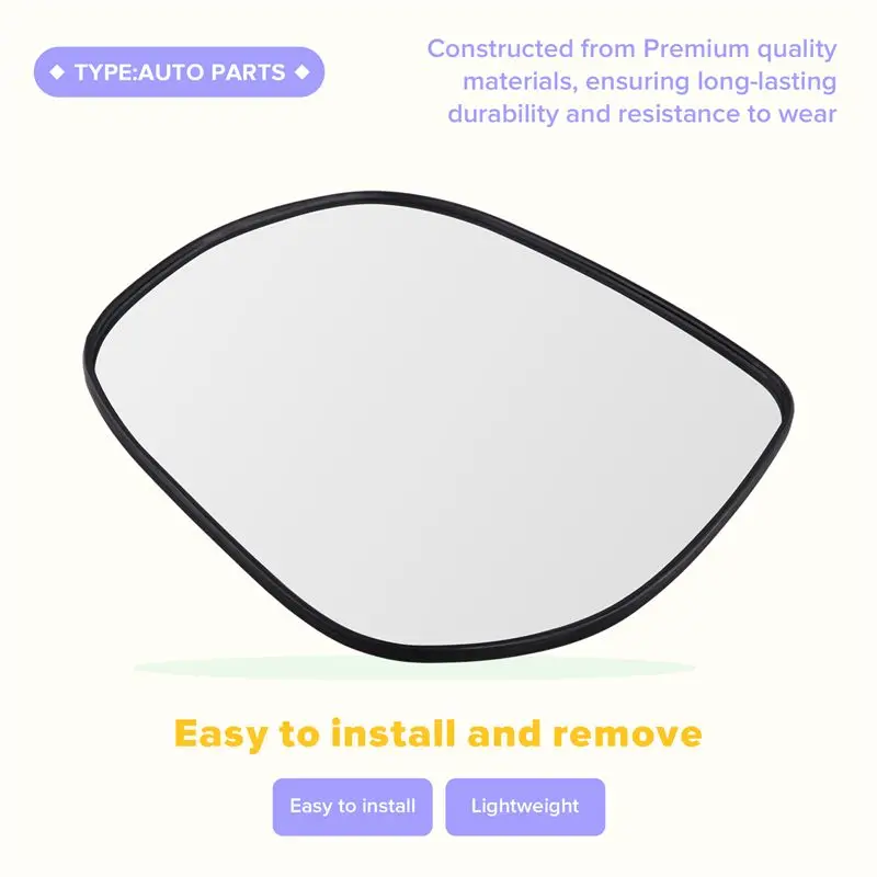 【Price Drop !!】-For Toyota Prado Car Mirrors For 2010-2013 2014 2015 2016-2019 Outer Rearview Side Mirror Lens Replacement Parts