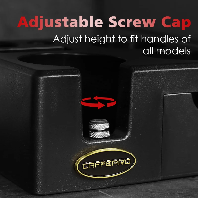 Caffeepro Estación para controlar la presión del café, soporte para portafiltro, distribuidor, accesorios para espresso, herramientas para baristas 51mm 54mm 57mm 58mm