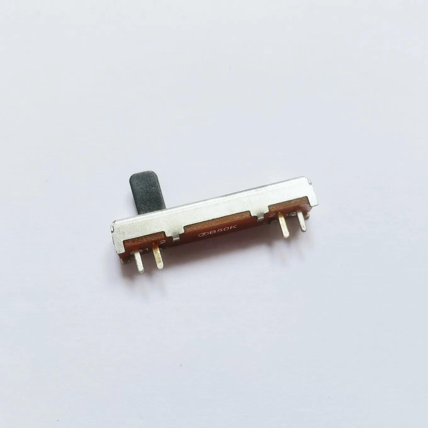 Original New 100% F 3.5mm single direct sliding potentiometer B50K with midpoint axis length 10mm keyboard special (SWITCH)