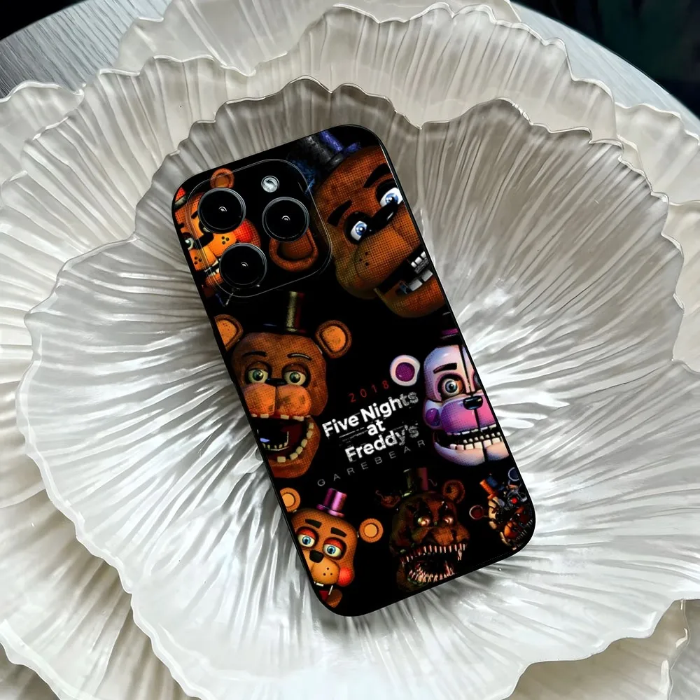 Fnaf Five-nights-At-Freddys Phone Case for iphone 15 12 player 14 se 2024 2022 pro max 11 13 xr x xs mini plus hot 2024 funda sh