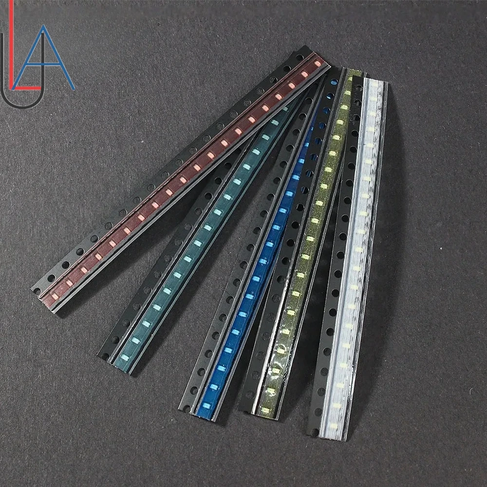LAUBEI 100PCS SMD LED 0603 Light Emitting Diode Ultra-bright Smd LED Red White Yellow Green Blue 20mA for DIY Lighting image 4