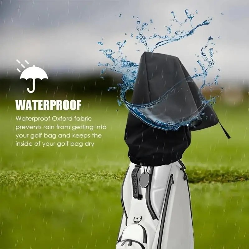 

U2JB Golf Bag Rain Protections Cover with Hoods for Golf Push Carts Golf Bag Rain Cover Waterproof Golf Dust Cover Rain Cover