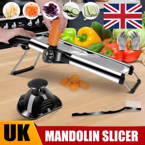 Professional Adjustable Mandolin Slicer Vegetable Cutter Food Fruit Chopper Tool