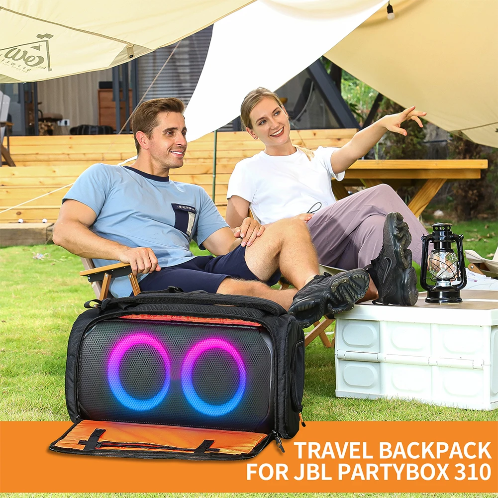 Waterproof Protection Speaker Storage Large Capacity Bluetooth-compatible Speaker Storage Bag Breathable for Partybox 310