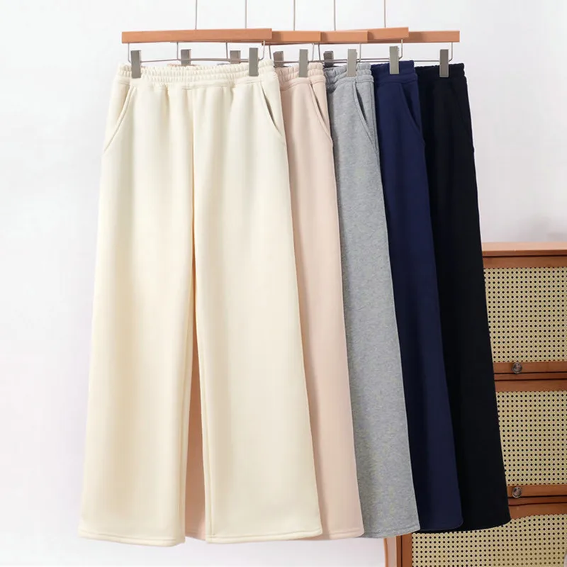 

XL-8XL теплая зимняя одежда для сна, пижамные штаны, большие размеры, флисовые зимние штаны для сна, утепленные свободные бархатные женские пижамные брюки