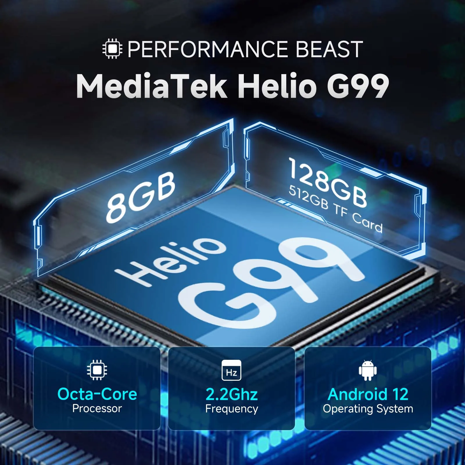 تابلت ONERugged Rugged M80T، 8 بوصة Android 14 تابلت 8 جيجابايت + 128 جيجابايت، كمبيوتر صناعي مع 4G/WiFi /BT 5.1/GPS/NFC #2