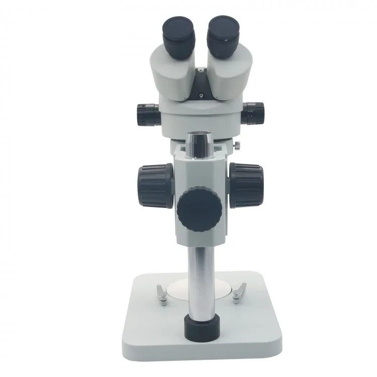 7X-45X Optics Binocular Industry Zoom Stereo Microscope Magnifier With LED Ring Lamp KLN0745-B1