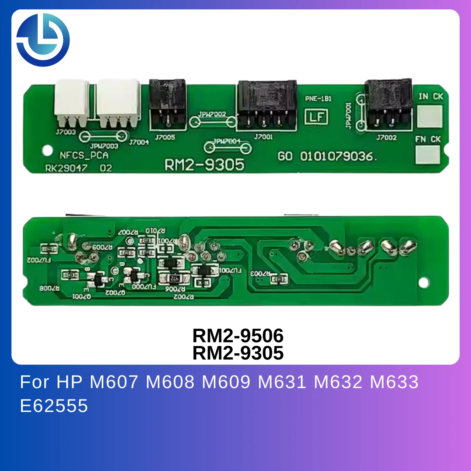 Fuser Count Chips Fusers for HP M607dn M608x M609dh 3/5PCS Circuit Boards Applicable New