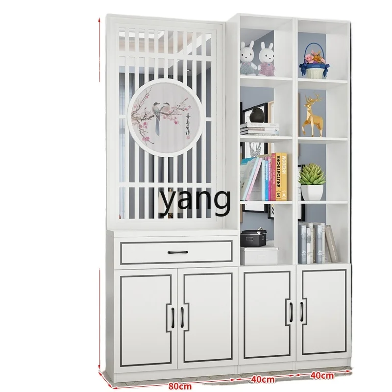 

LH entrance partition shoe cabinet integrated living room home light luxury simple shelf