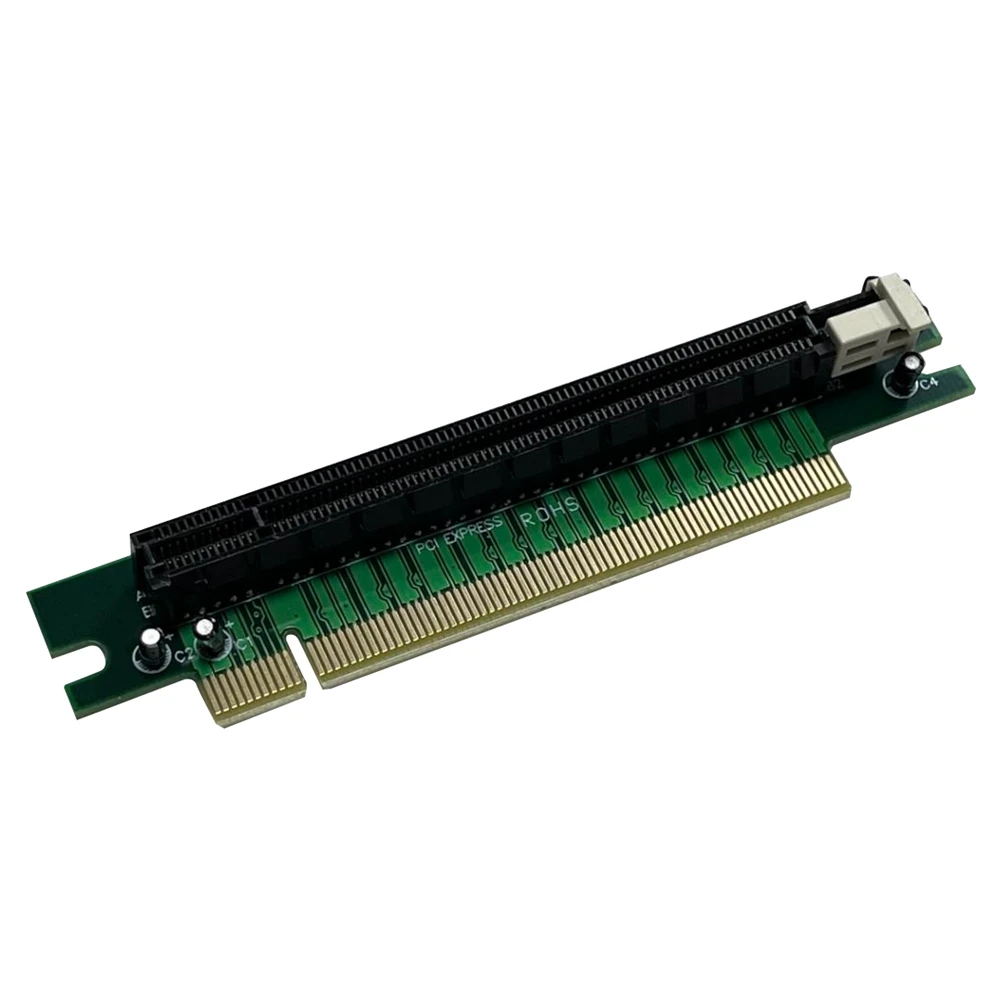 AED6-PCI-E 16X Riser Card 90 Degree Pci-E Pci-Express 16X To 16X Slot Right Angle Extender Protector Riser Adapter Card