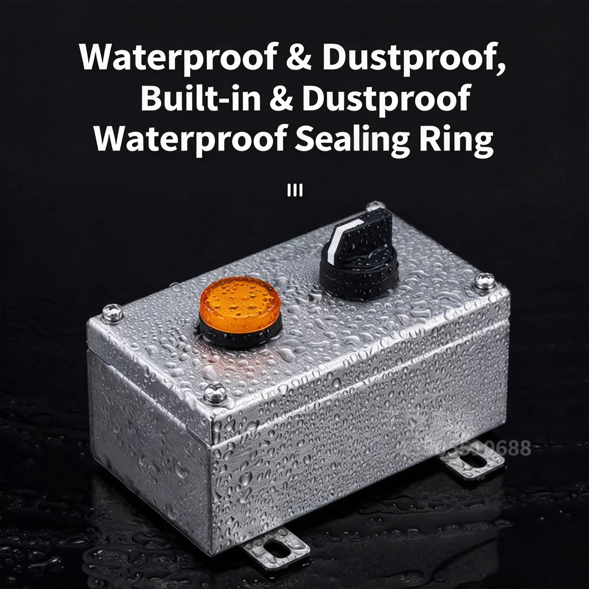 304 Stainless Steel Button Box Waterproof Dustproof Corrosion Resistant - Single Double Triple  Options for Enhanced Protection