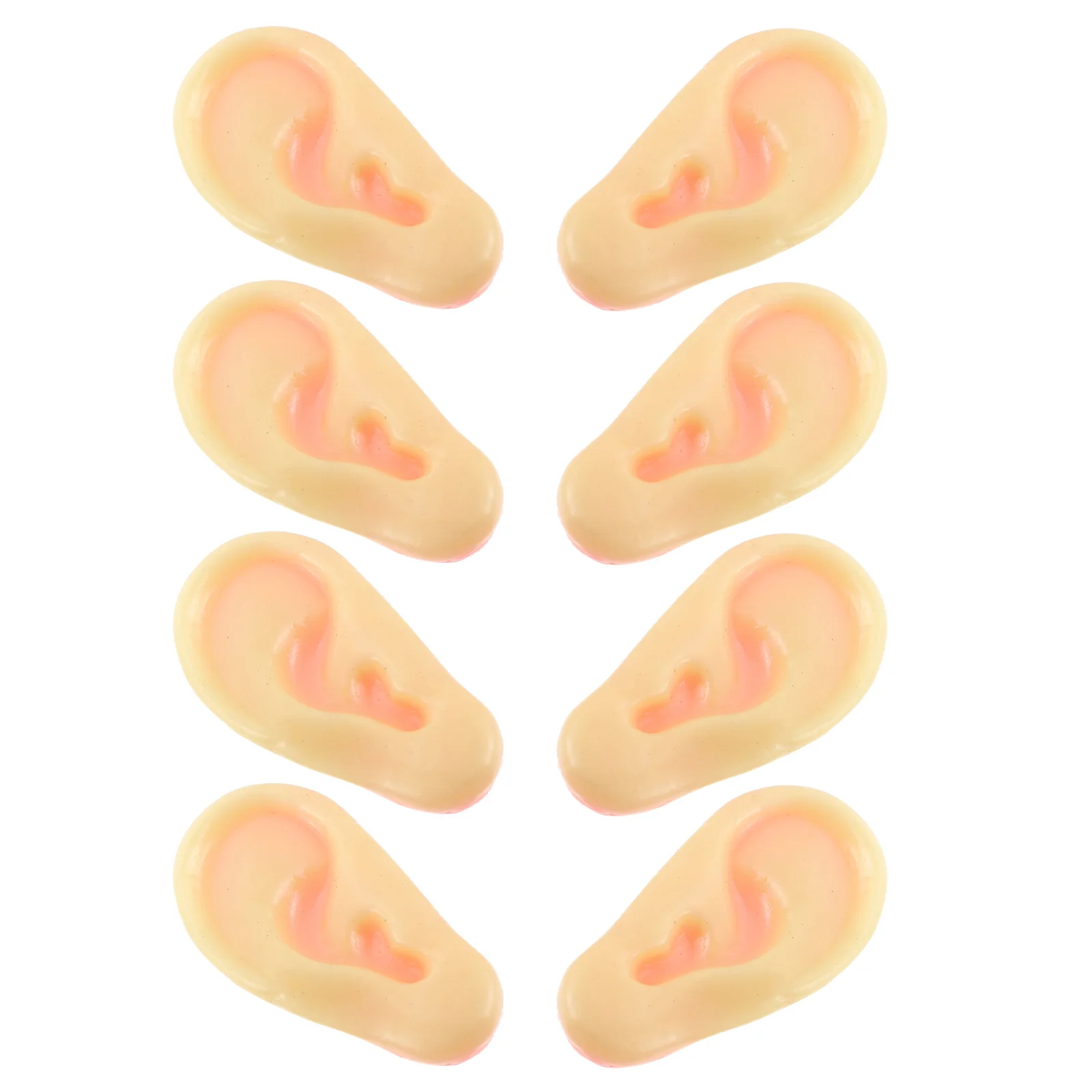 

8 Pcs Artificial Ear Toy Pranking Toys Ears Models Simulation Kids Emulated Shaped False Buds