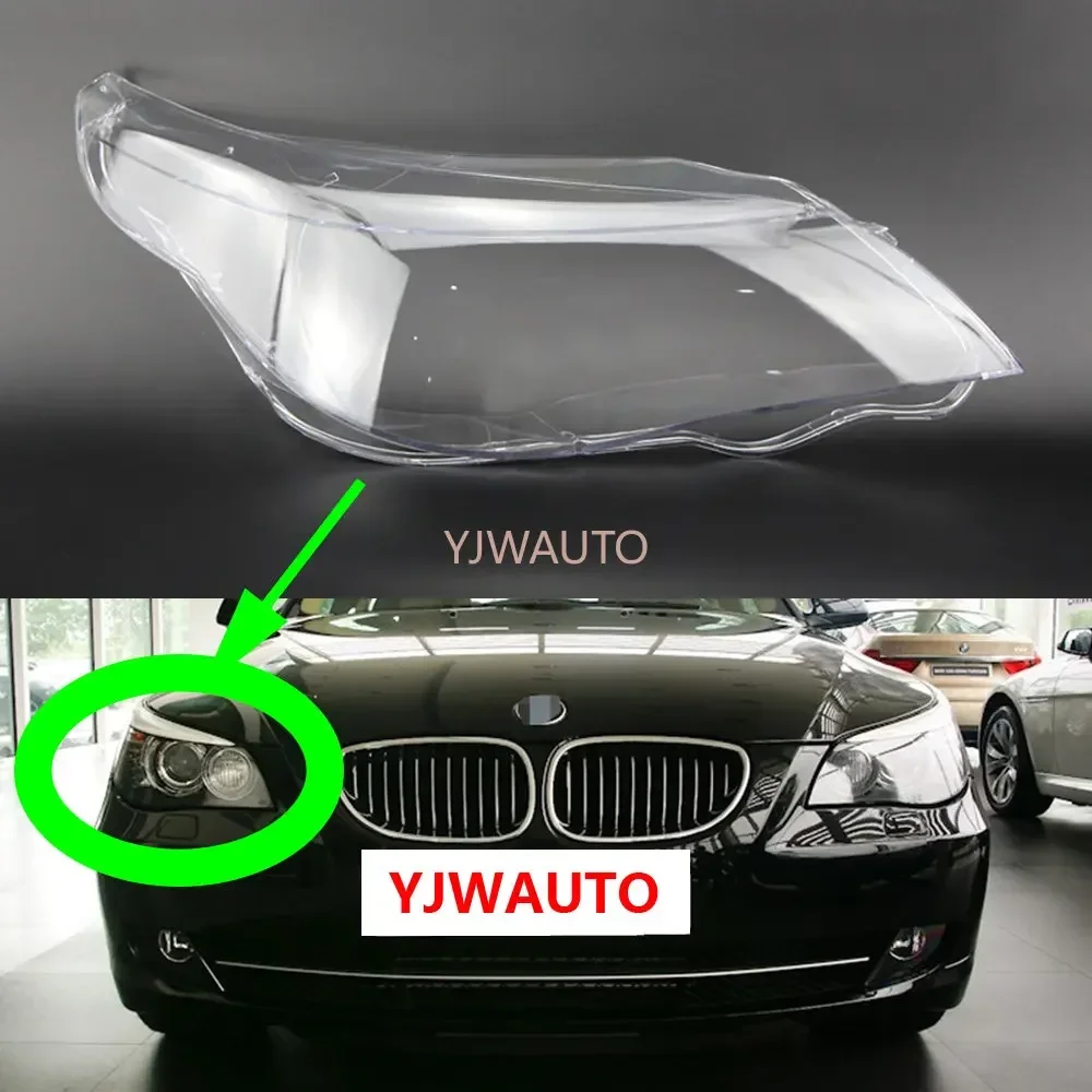 

Для BMW E60 E61 520 523 525 530i 2004 2005 2006 2007 2008 2009 2010 крышка фары автомобиля линза переднего абажура авто корпус