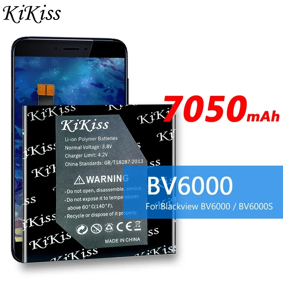 7050mAh  BV 6000 Mobile Phone Replacement Battery for Blackview BV6000 / BV6000S