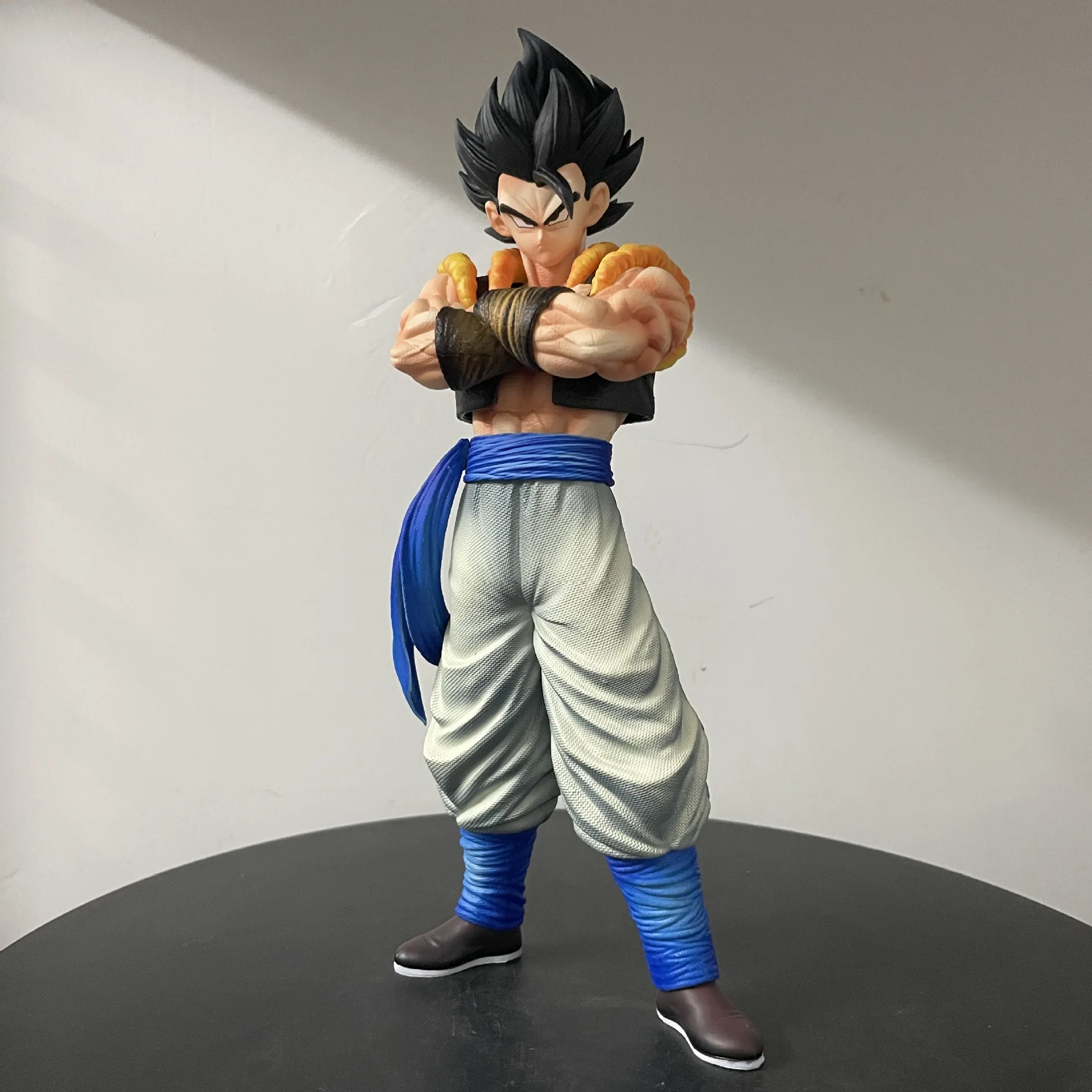 28cm Dragon Ball Gogeta Vegetto Standing Position Anime Figure Model Statue Boys Collection Desktop Decoration Ornament Toy Gift