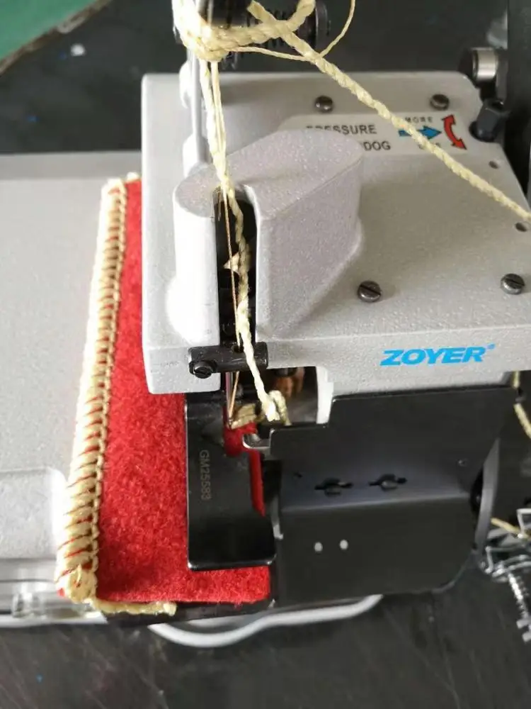 Nähmaschine ZY2502 Serie ZOYER Teppich-Overlock-Nähmaschine für Decken, robuste Overlock-Maschine