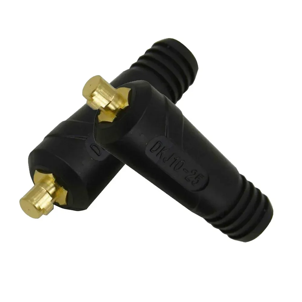 Conector de Panel de Cable de soldadura TIG, enchufe DKJ10-25 200Amp, enchufe de máquina de soldadura de ajuste rápido, 2 uds.