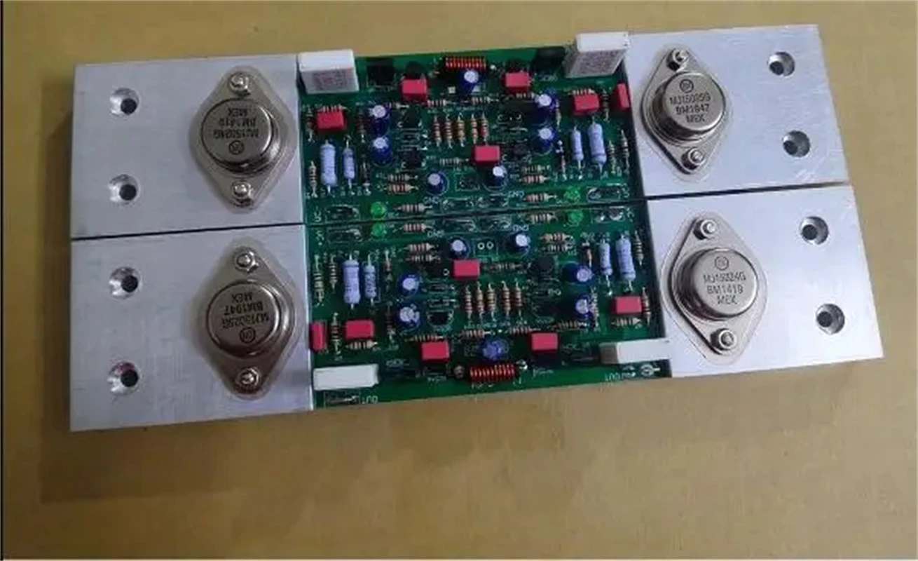 Latest Arrival 20W*2 Reference UK Musical Fidelity A1 Fever-grade Power Amplifier Board MJ15024/15025  4 ohms - 8 ohms