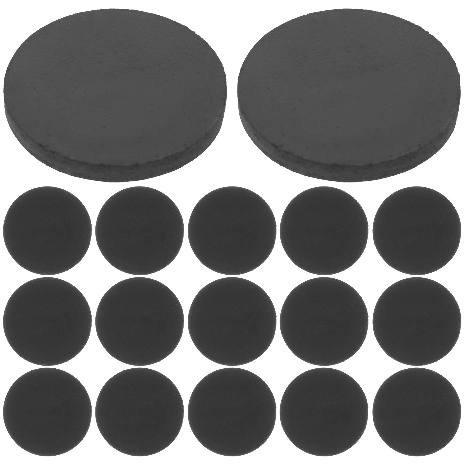 100Pcs Round Rubber Magnets Small Disc Magnets Adhesive Backing for Craft Office Whiteboard Fridge Small Magnet
