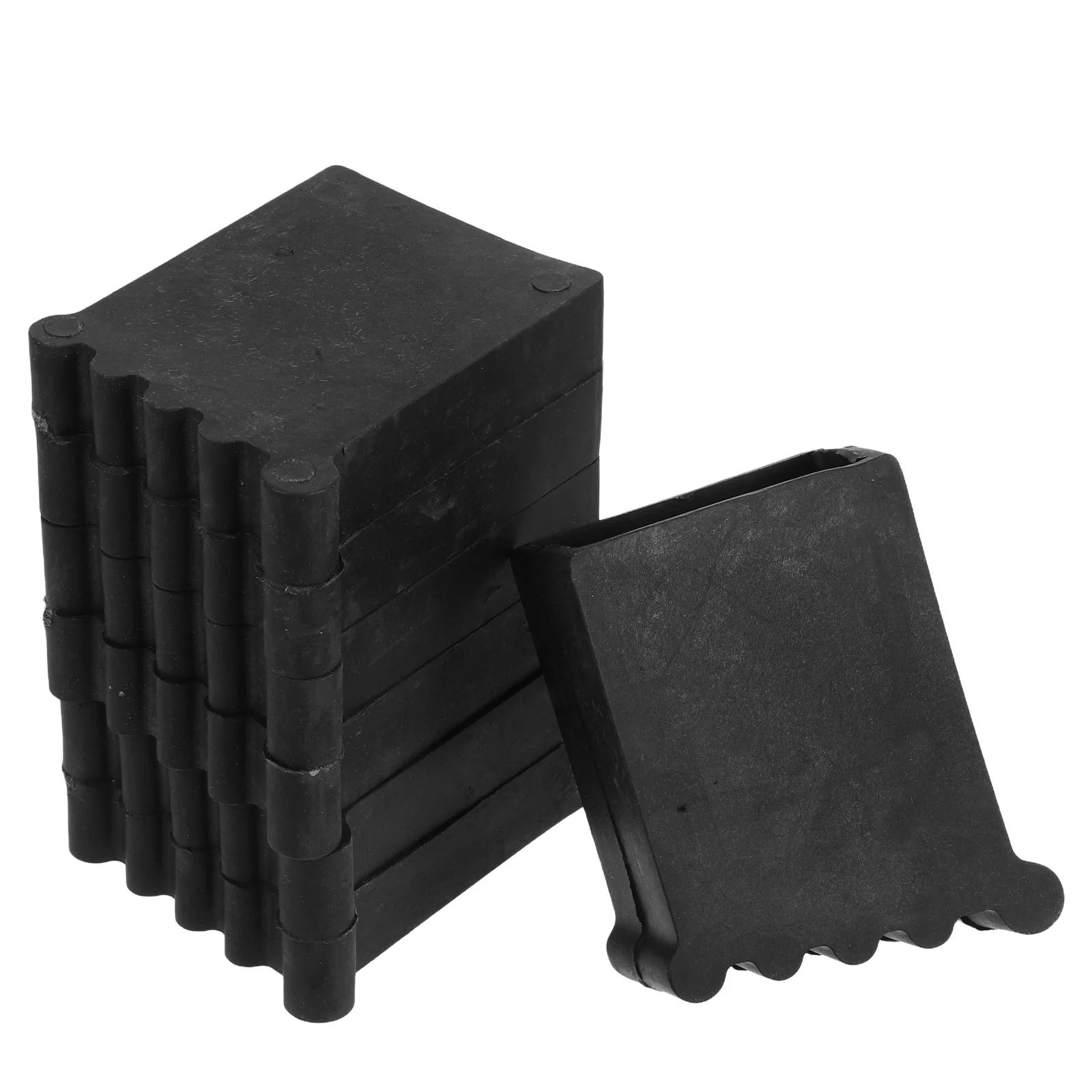 4 Stück rutschfeste Leiter-Fußabdeckungen, dicke PVC-Endkappen, rutschfeste Stabilisator-Pads für Zuhause und Technik, Anti-Rutsch-Abdeckungen für Leiter