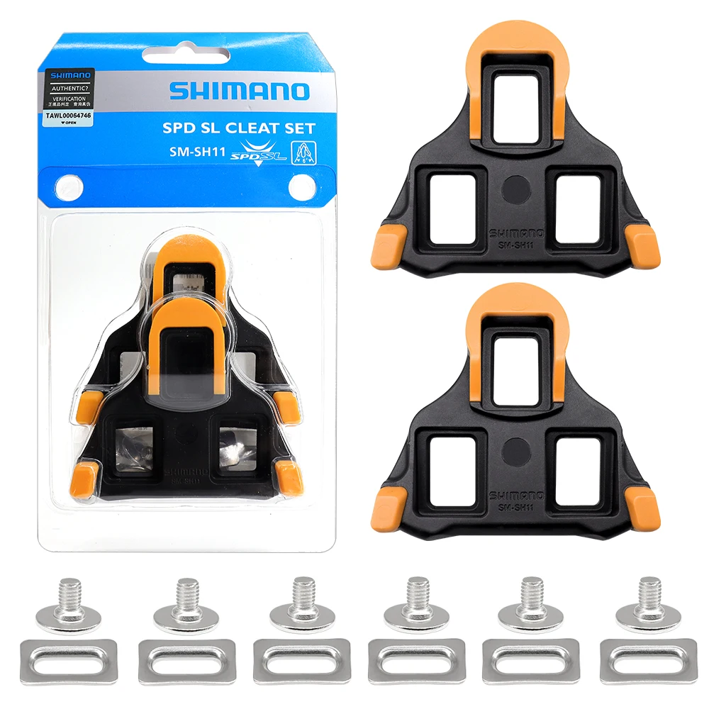 SHIMANO Road Bike Pedal Cleats SPD SL SH10 SH11 SH12 Self-locking Pedals Clips for Road Bicycle R550 R540 R7000 R8000 Original