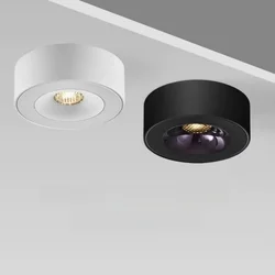Ultra-thin COB Downlight 7W 9W 12W Surface mounted LED Anti-glare Ceiling Light for Living room Bedroom Corridor Hallway AC220v