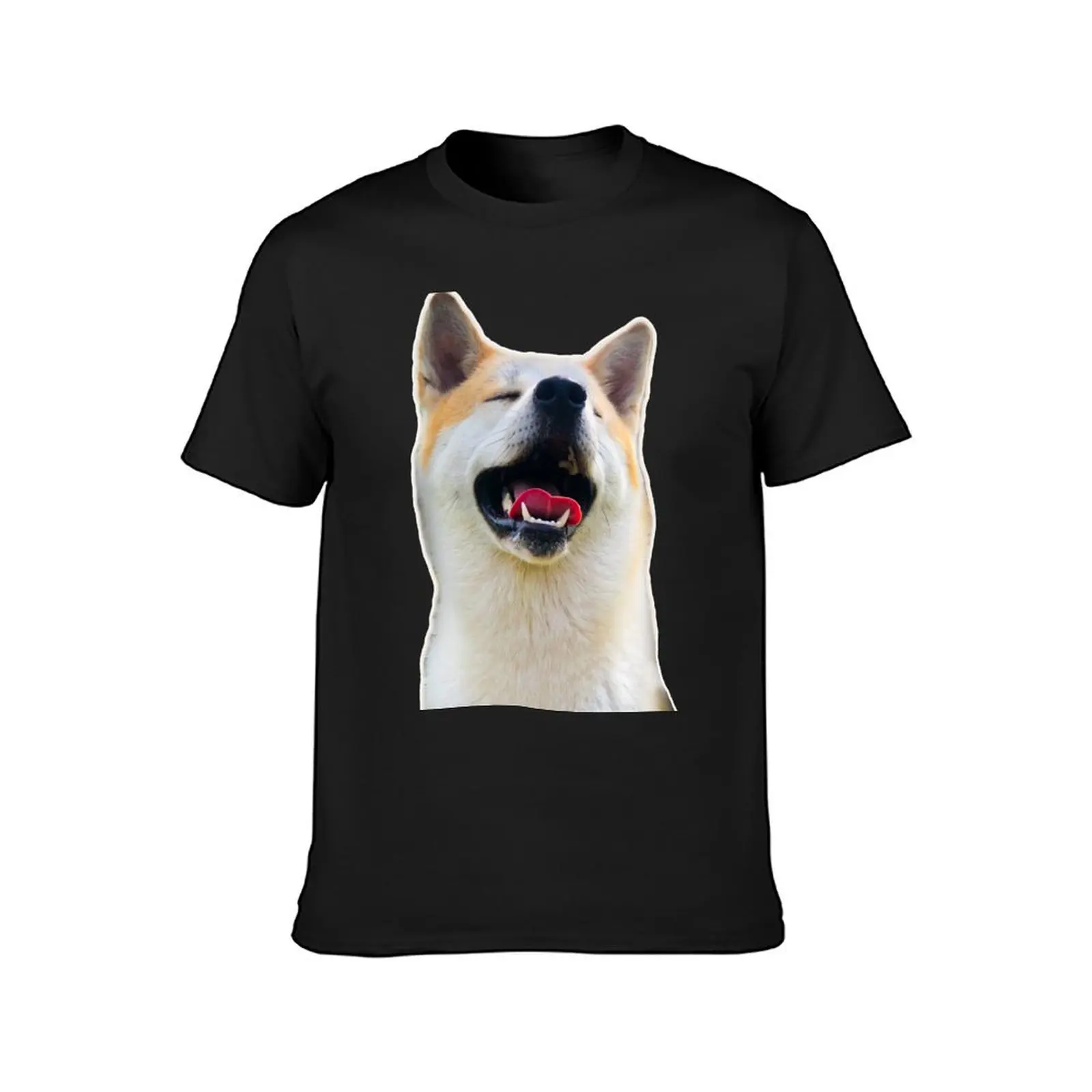 Happy Akita - Bluebell T-Shirt boys animal print customs design your own sweat men clothes