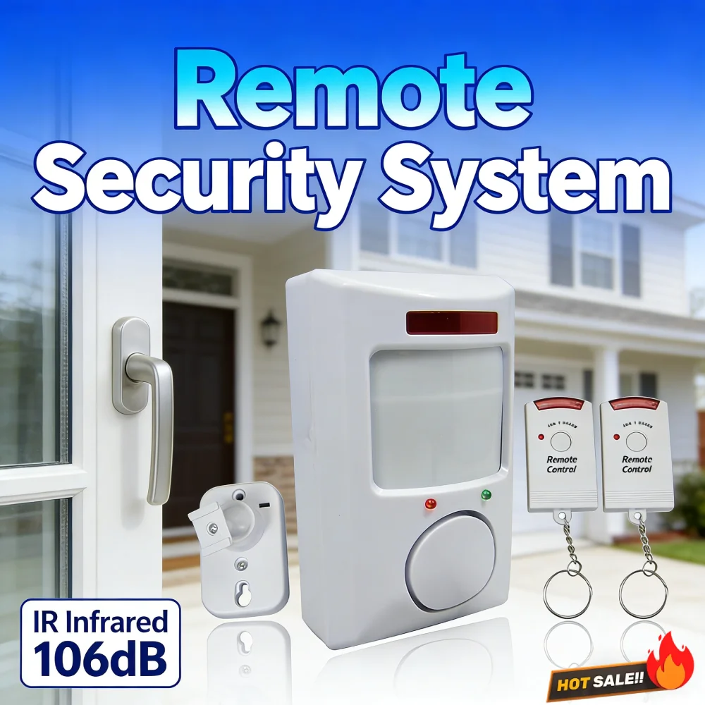 

Беспроводная инфракрасная электронная сигнализация для собак 106 дБ, портативный инфракрасный датчик, водонепроницаемый, креативный, удобный для офиса, двора, магазина